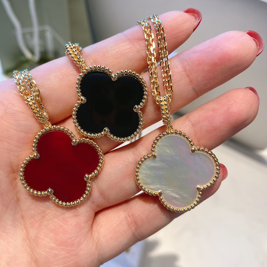 VCA Vintage Alhambra Pendant Large Clover Sweater Necklace - Rep Fashion™