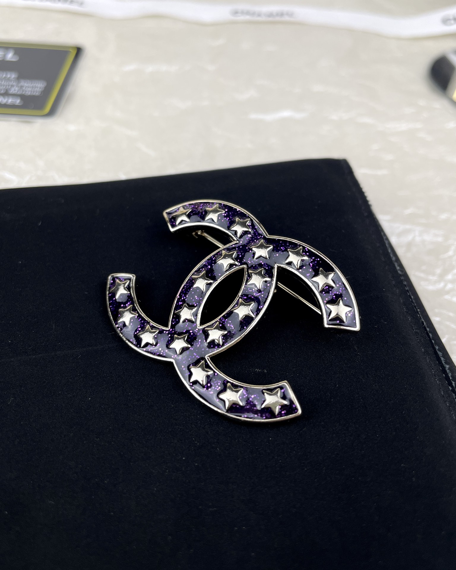 Chanel Star Enamel Coco Brooch - Rep Fashion™