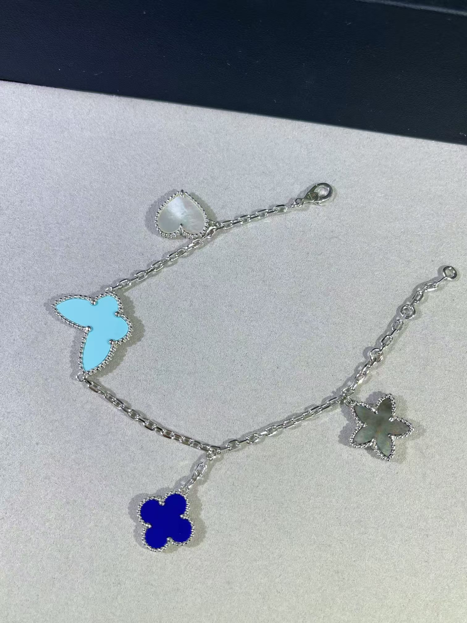 VCA Limited Version Lucky Alhambra Bracelet, 4 Motifs - Rep Fashion™