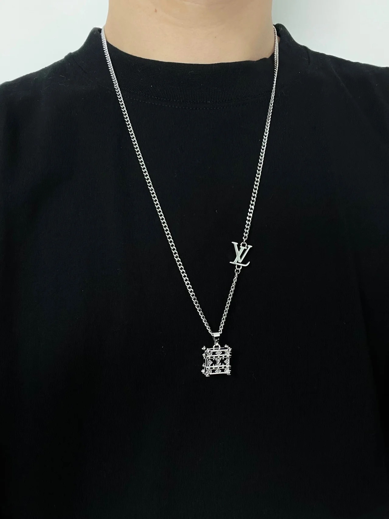 Louis Vuitton Trunk Locket Pendant Necklace - Rep Fashion™