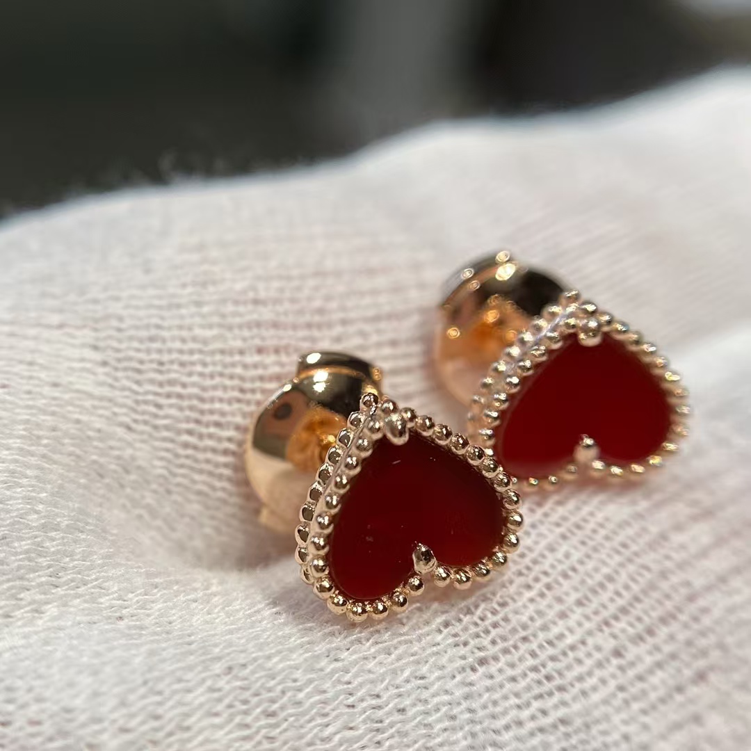 VCA Heart Stud Earrings - Rep Fashion™