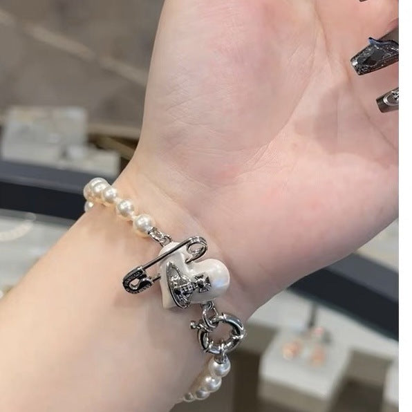 Vivienne Westwood Paperclip Heart Bracelet - Rep Fashion™