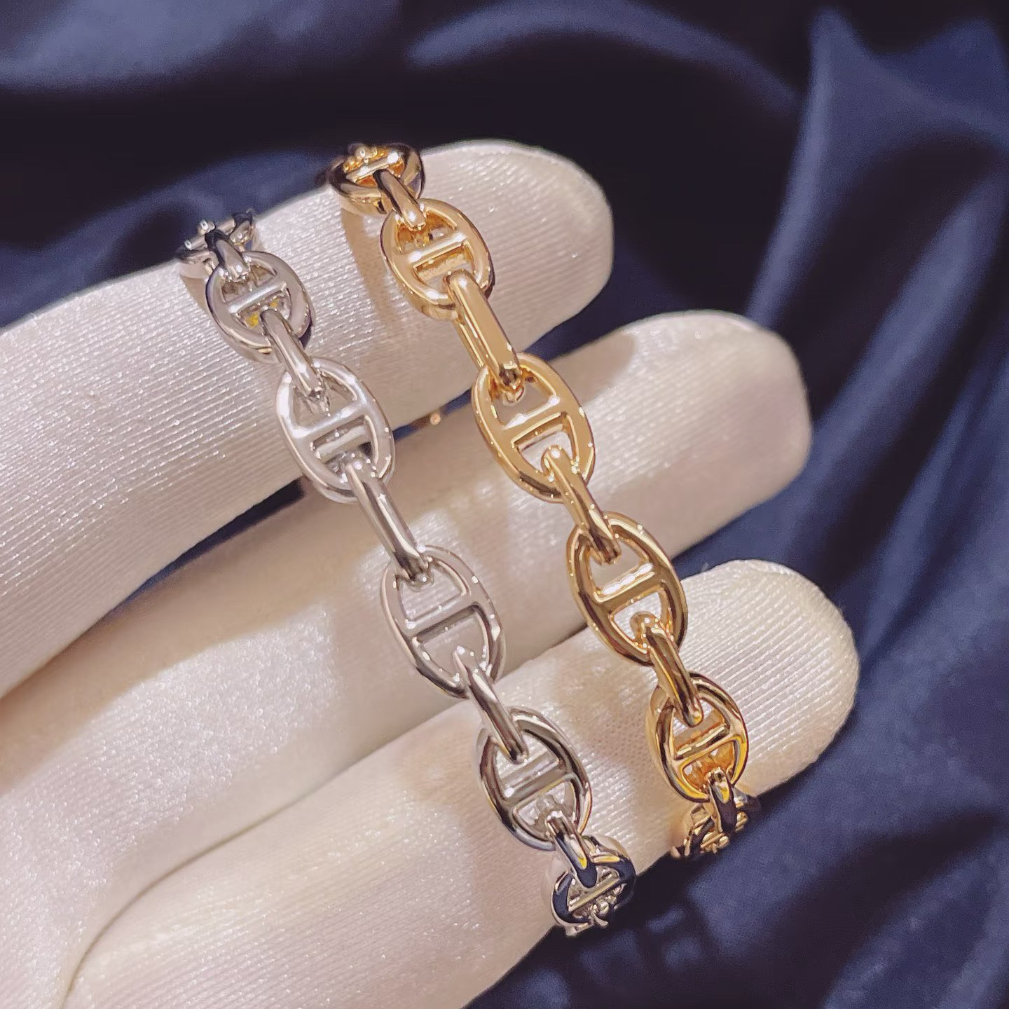 Hermes Chaine D'ancre Enchainee Bracelet Bangle - Rep Fashion™