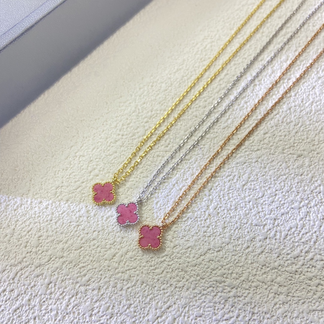 VCA Pink Sweet Alhambra Pendant Necklace, 1 Motif - Rep Fashion™