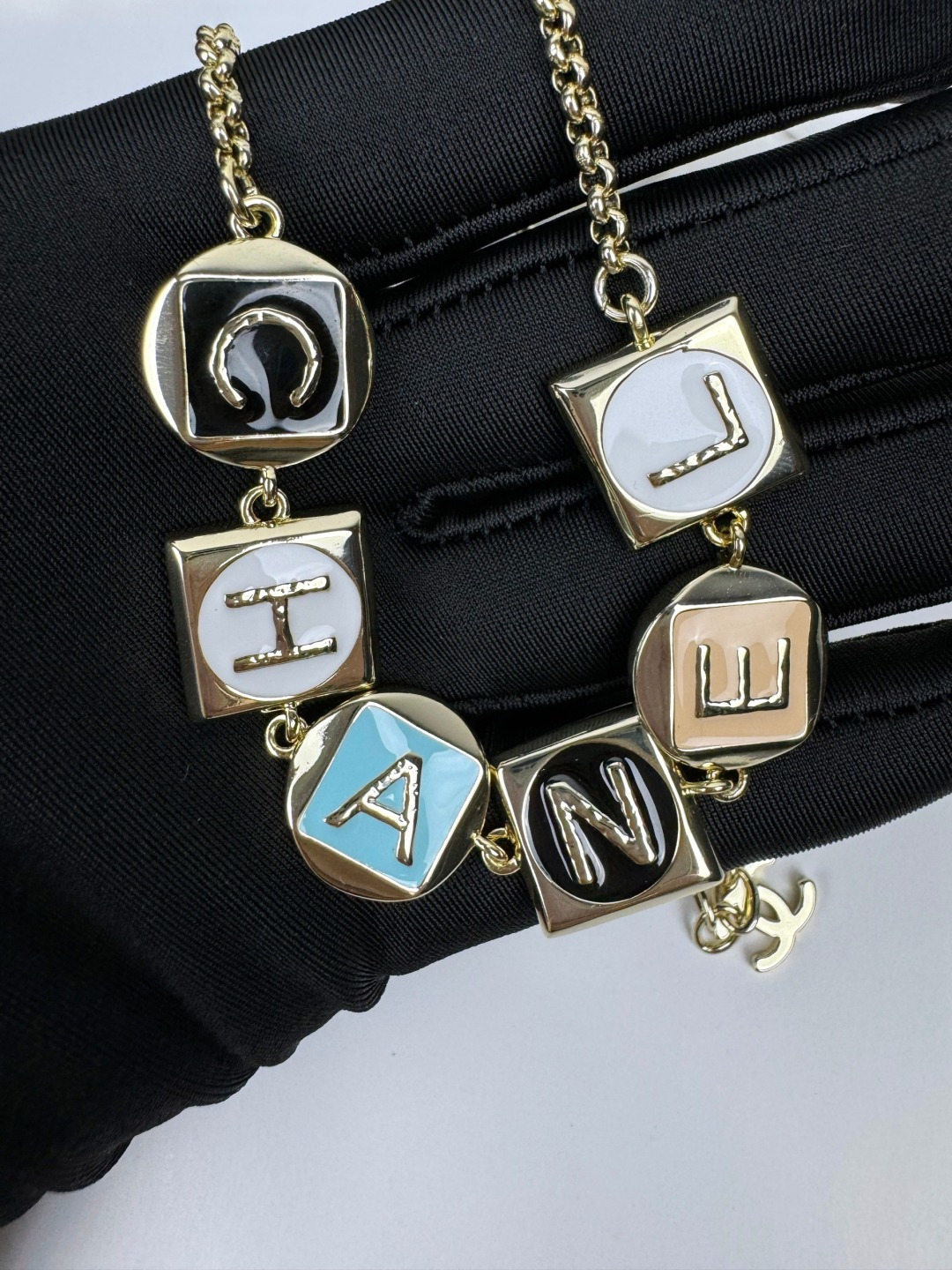 Chanel Geometric Enamel Charms Necklace - Rep Fashion™