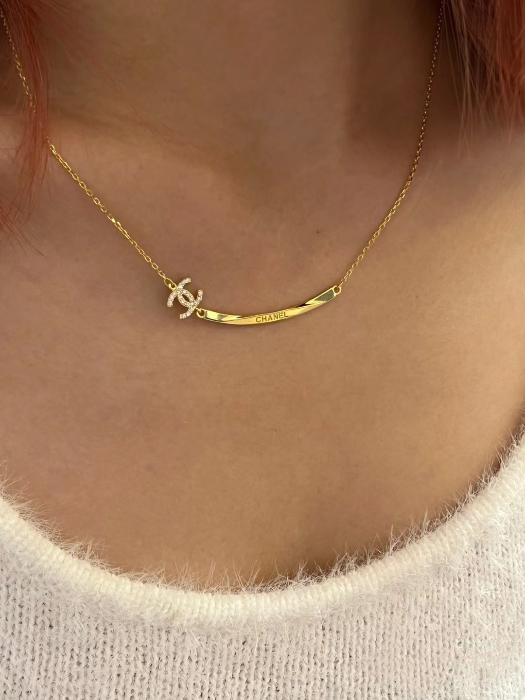 Chanel Smile Necklace Minimalistic - Rep Fashion™