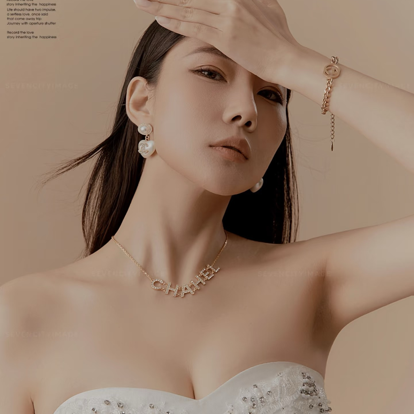 Chanel Monogram Letters Pendant Necklace - Rep Fashion™