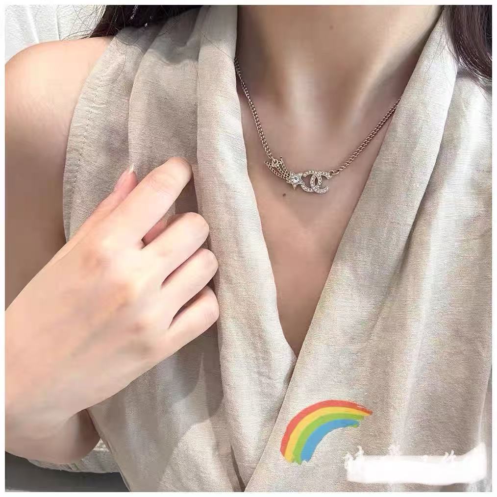 Chanel Star Meteor Comet Necklace - Rep Fashion™