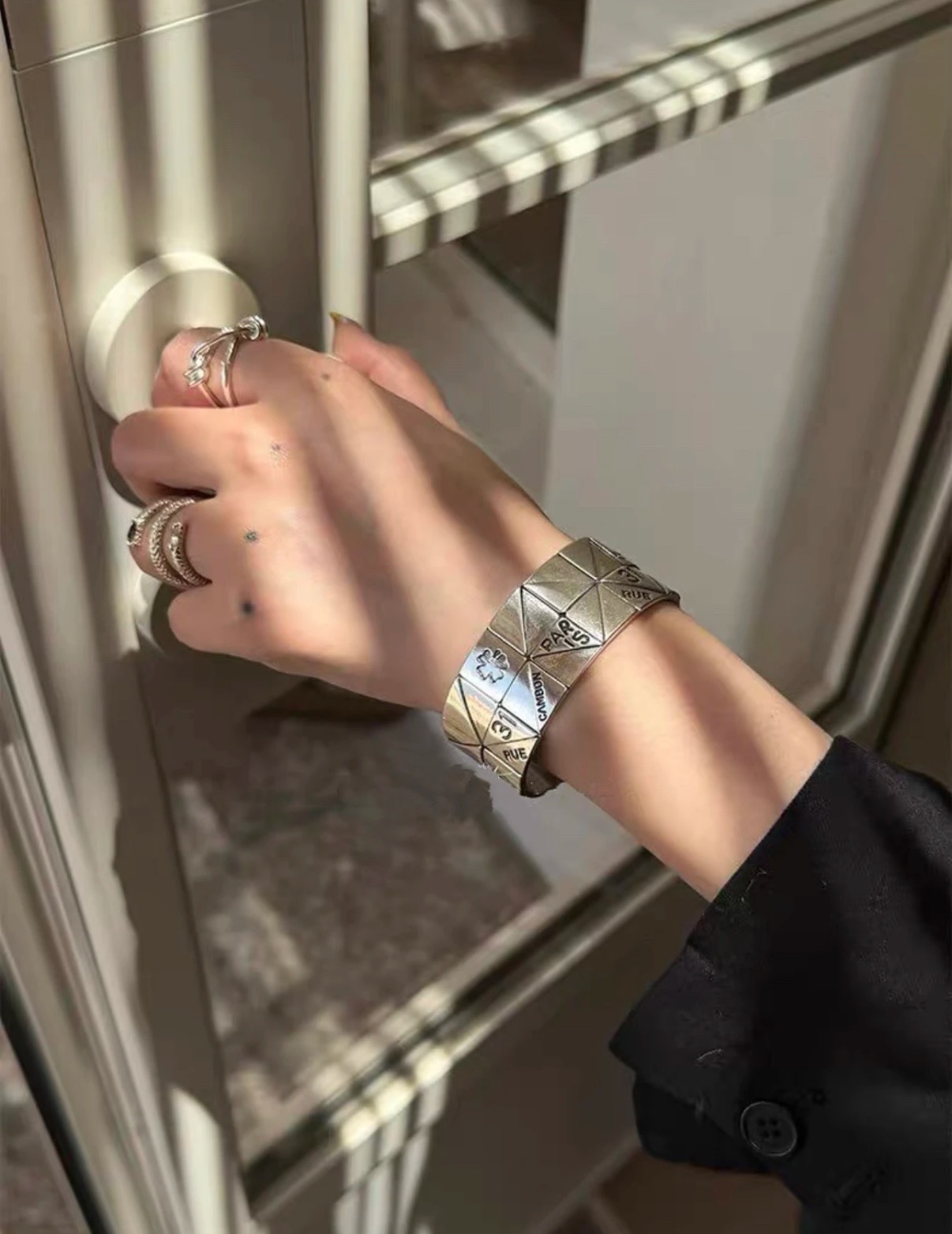 Vintage Chanel 31 Rue Cambon Cuff Bangle - Rep Fashion™