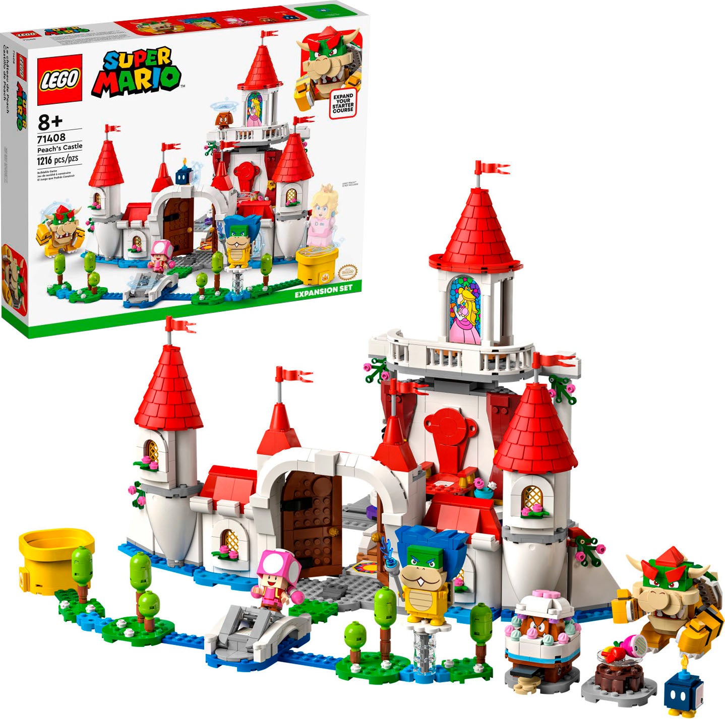 LEGO Super Mario Set de Expansión Castillo de la Princesa Peach 71408 (2024)