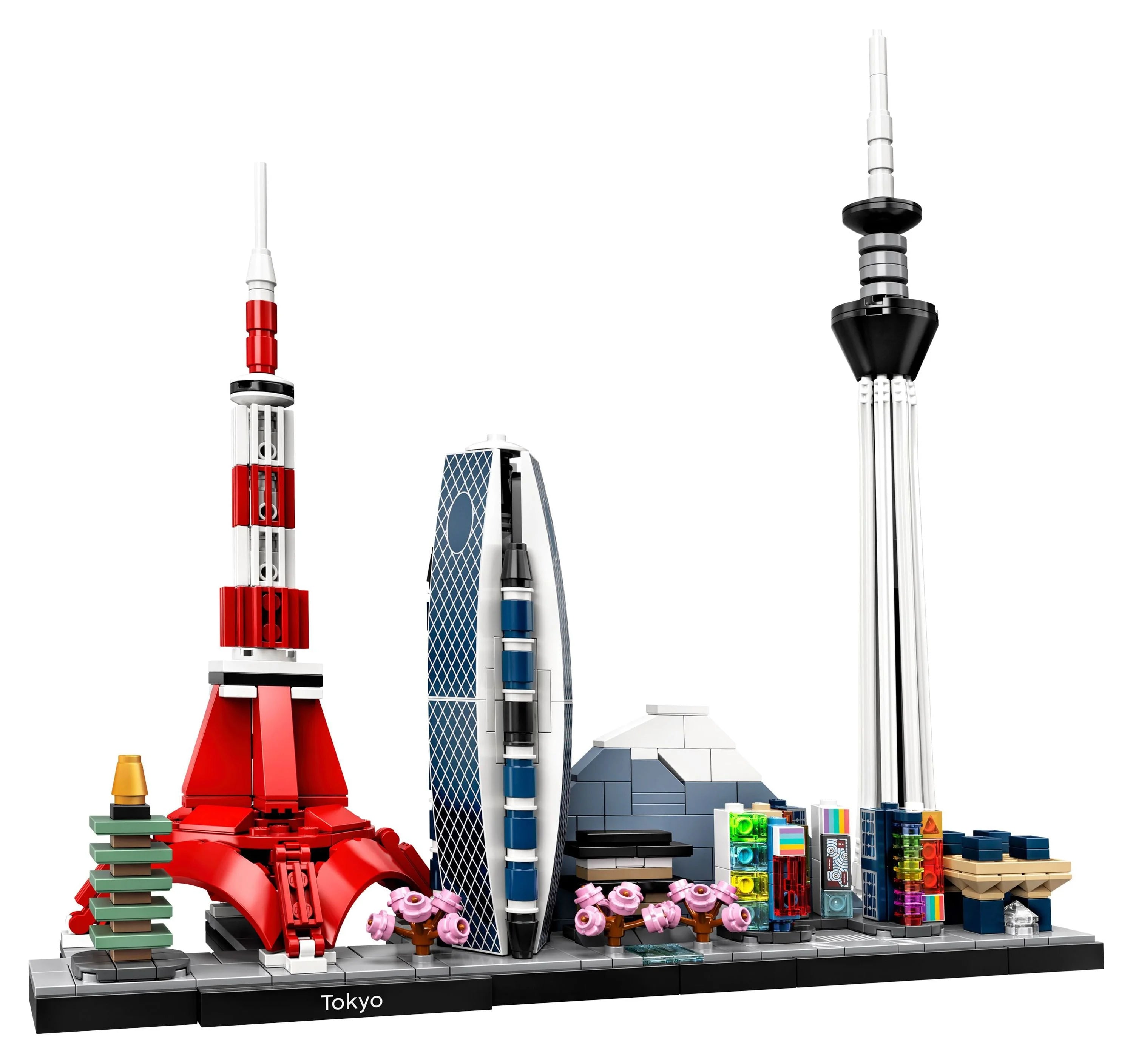 2024 LEGO Architecture Skylines Tokio 21051 Set de Construcción para Adultos (547 Piezas)
