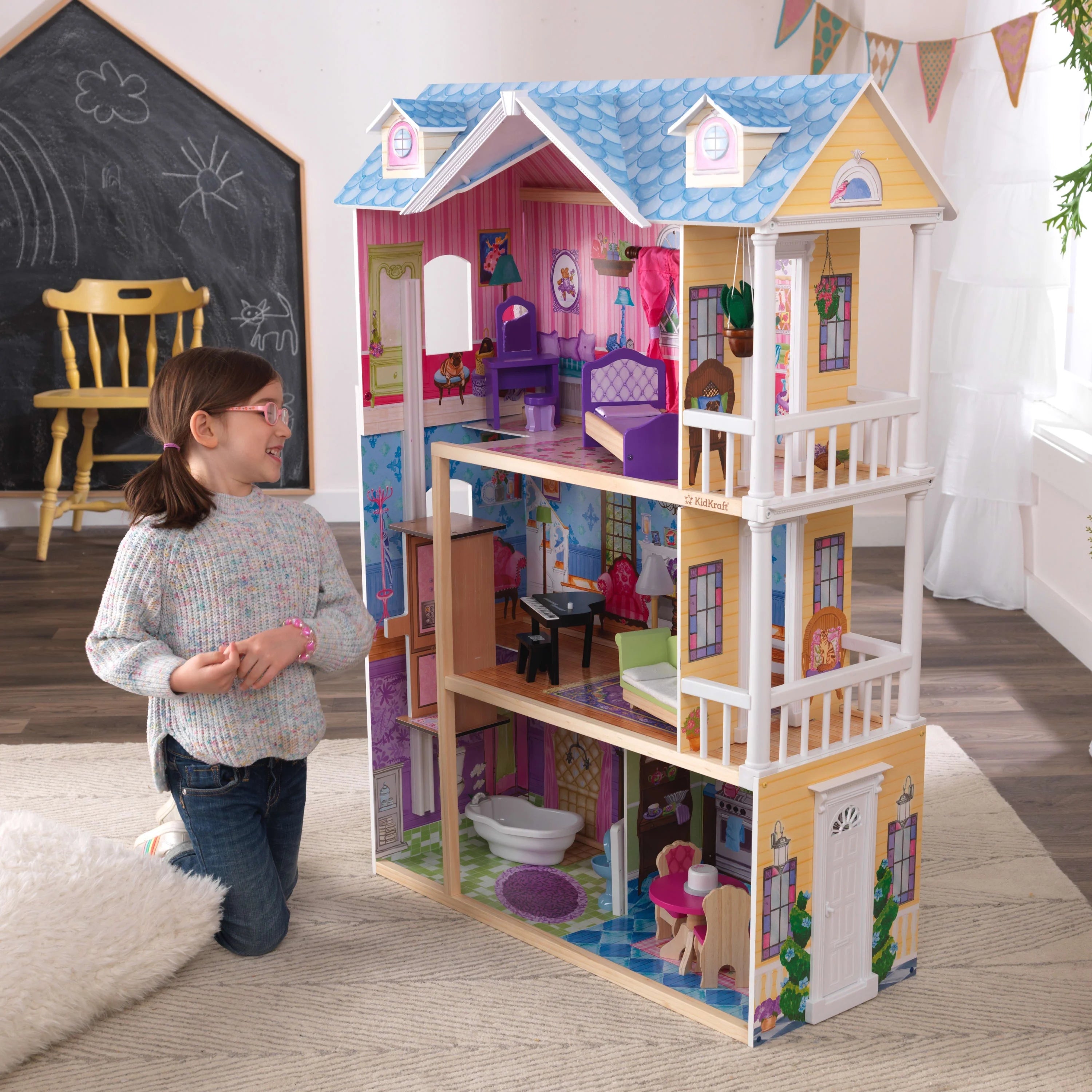 Casa de Muñecas de Madera