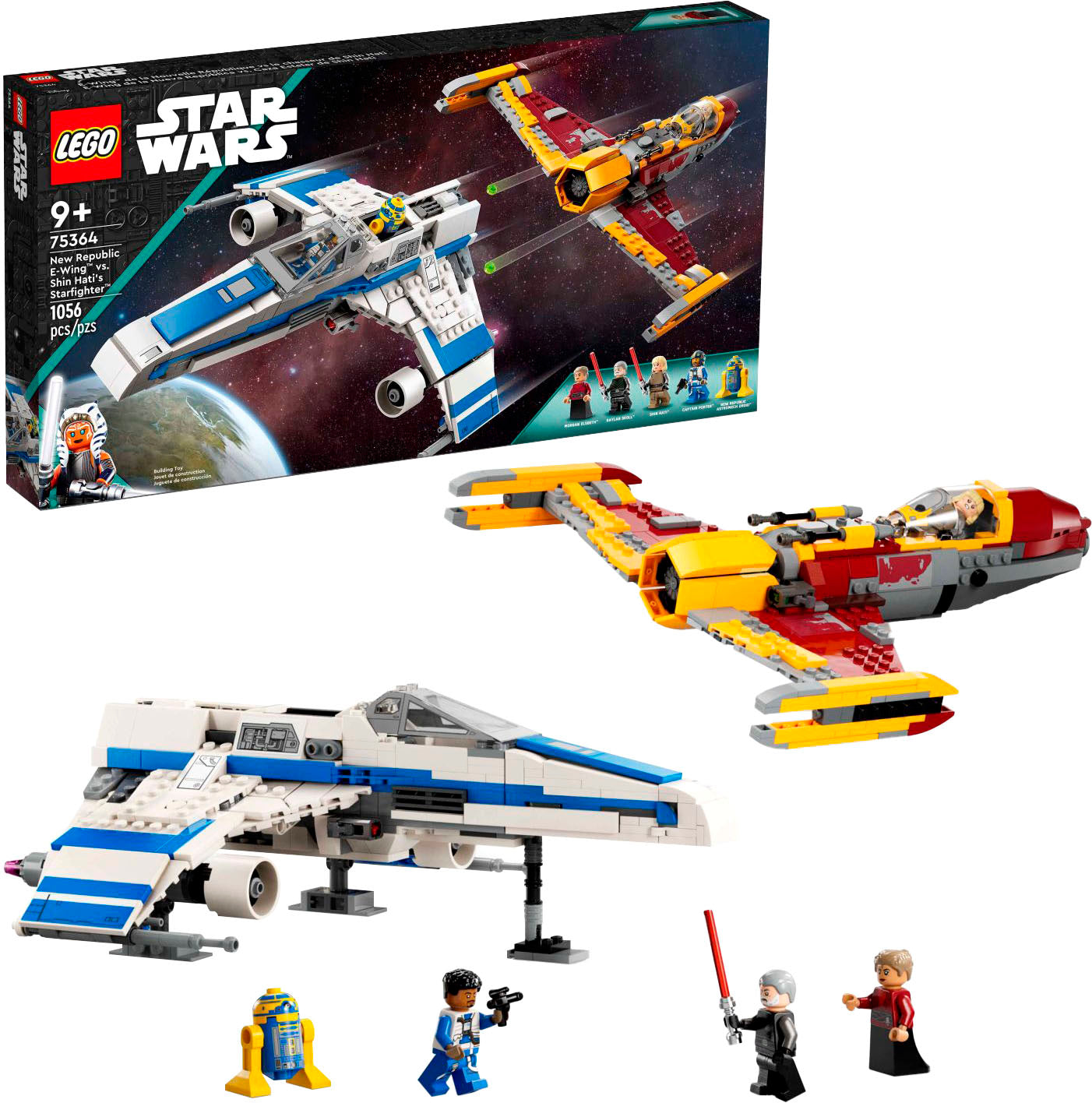 LEGO Star Wars: Ahsoka New Republic E-Wing vs. Shin Hati’s Starfighter Set de Construcción 75364 (2024)