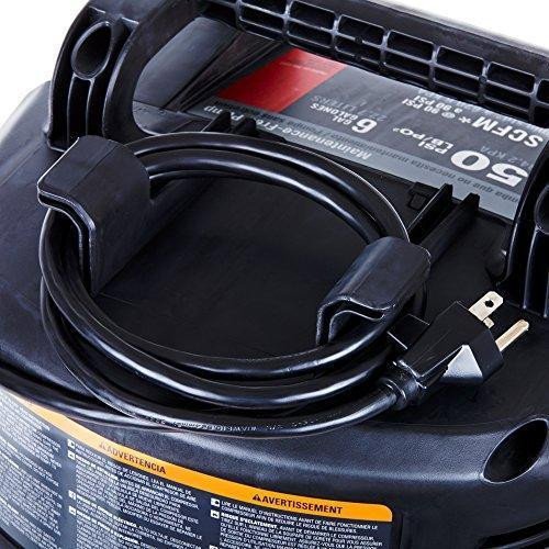 Compresor de Aire PORTER-CABLE 2024 - 6 Galones, Tipo Pancake, Libre de Aceite (Modelo C2002) - Color Rojo/Negro