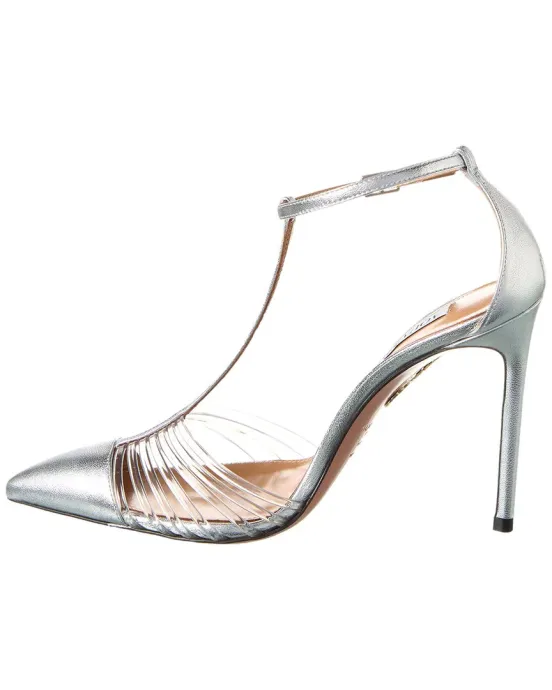 Aquazzura Amore Mio 105 Leather Pump - USdiscountonlinestore
