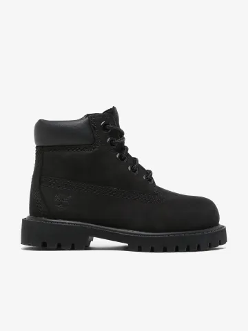 Timberland Kids 6 inch Lace-Up Waterproof Boots in Black - USdiscountonlinestore