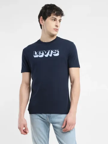 Men's Brand Logo Crew Neck T-shirt - USdiscountonlinestore