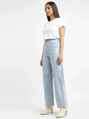 Women's High Rise Loose Fit Jeans - USdiscountonlinestore