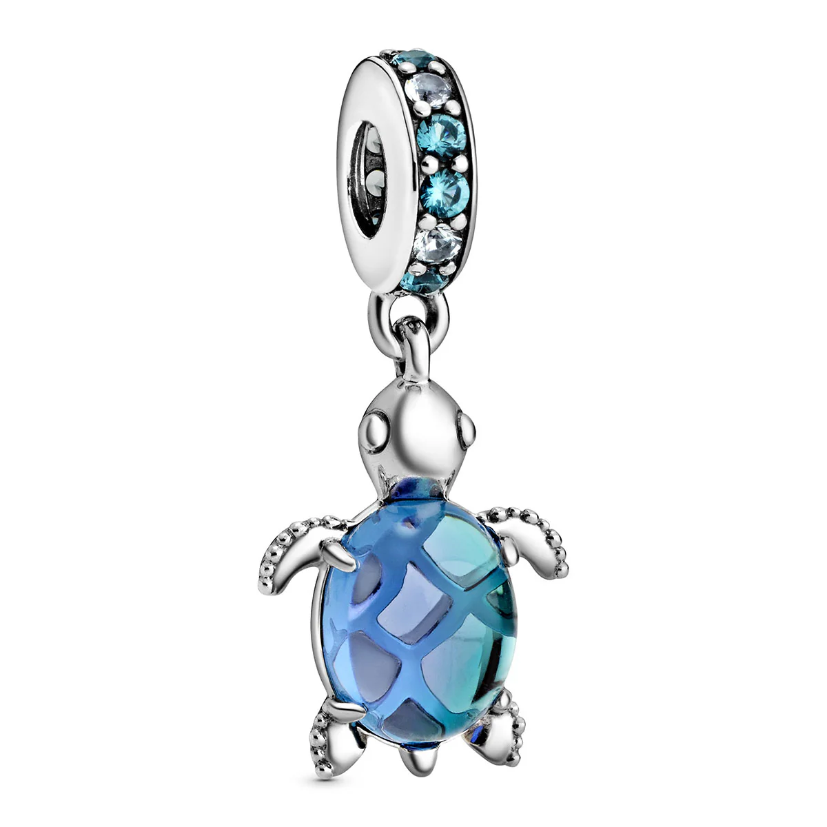 Pandora Moments Murano Glass Sea Turtle Dangle Charm