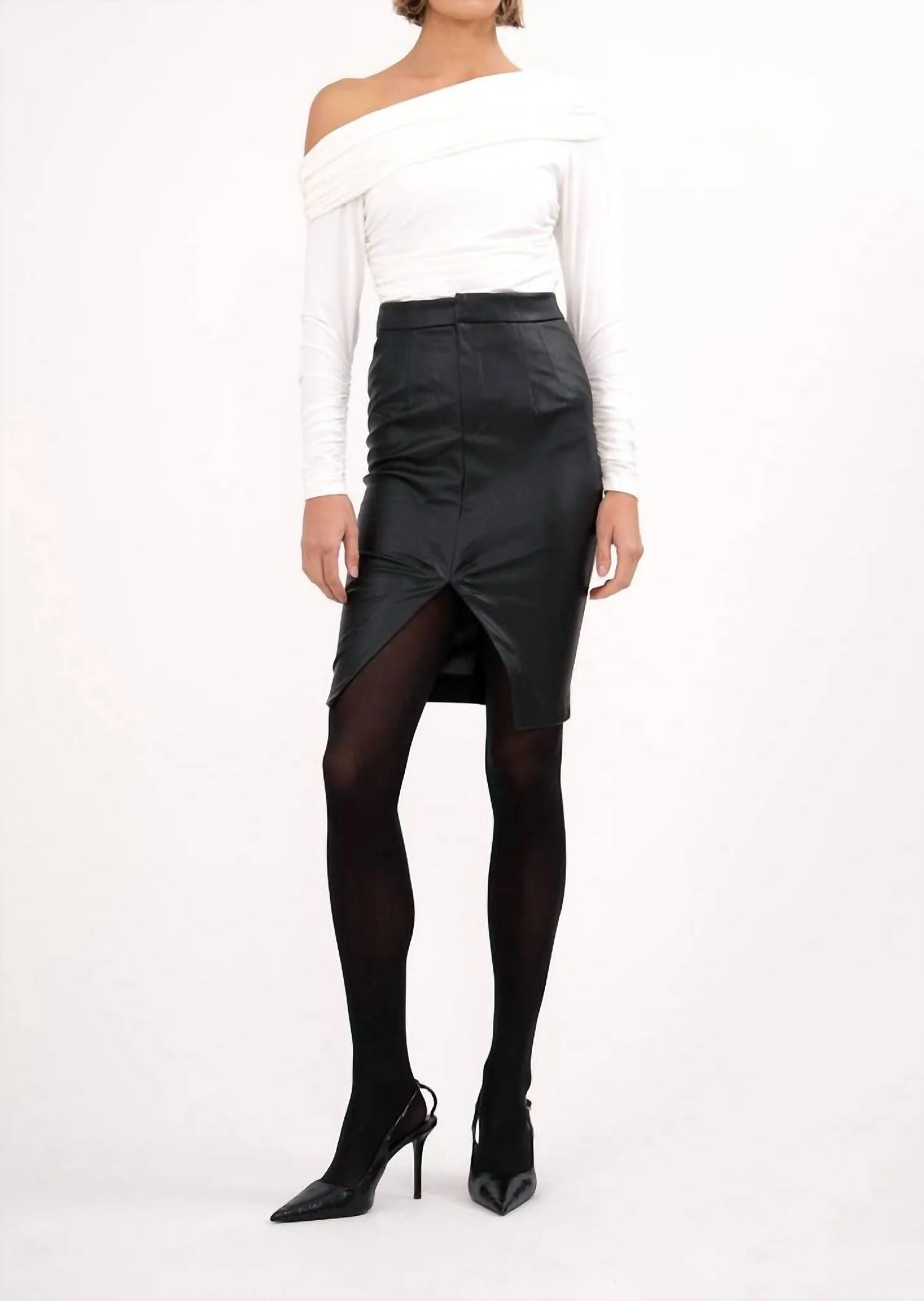 Leo Midi Skirt In Black