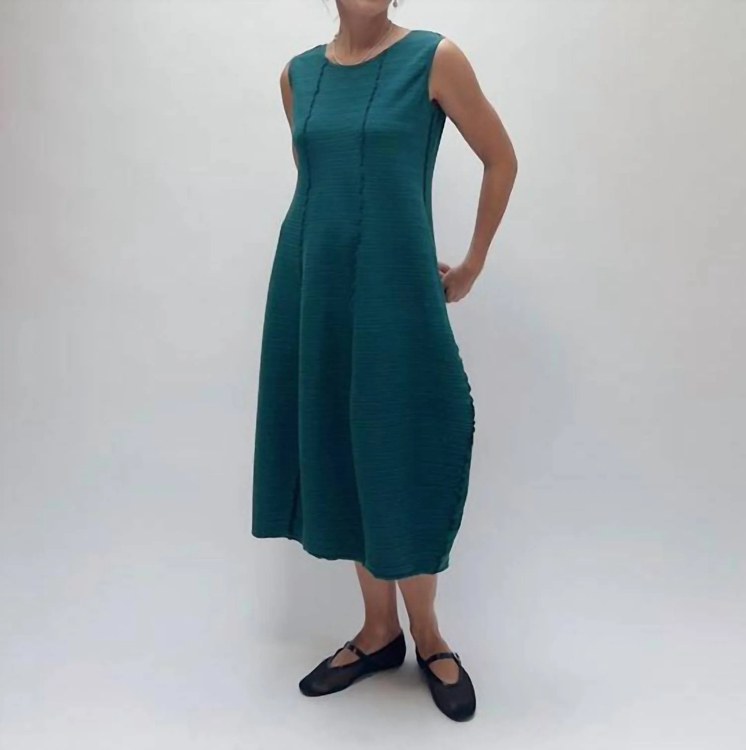 Lettuce Dress In Teal