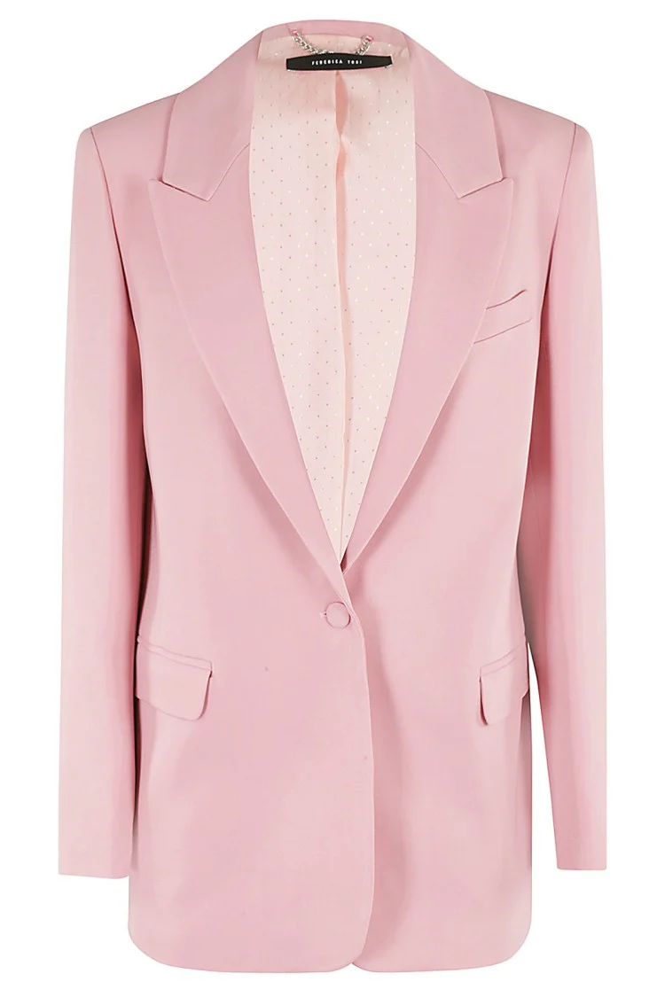 Peaked Lapel Blazer