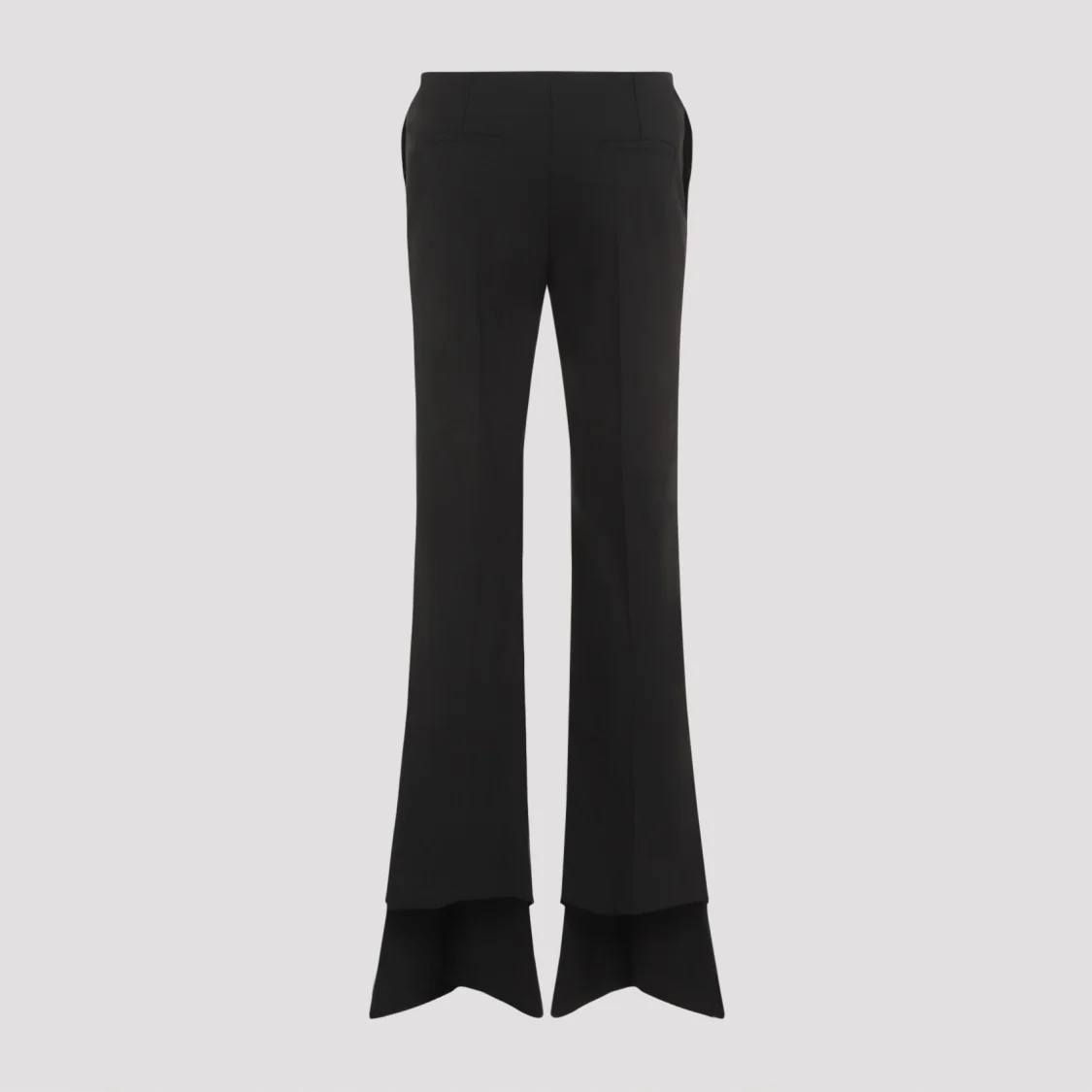 Flare Black Virgin Wool Pants