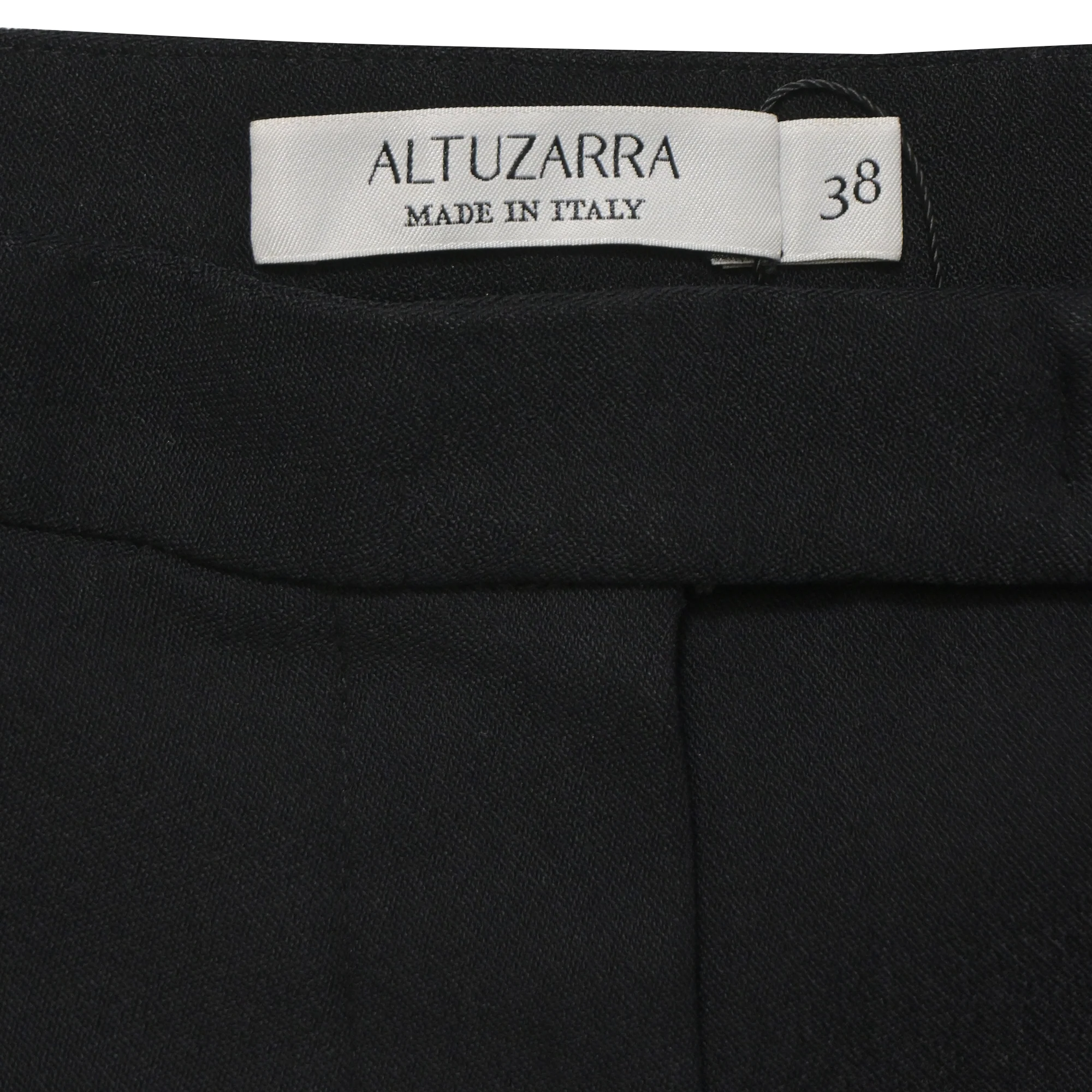 Altuzarra Side Slit Skirt in Black Wool