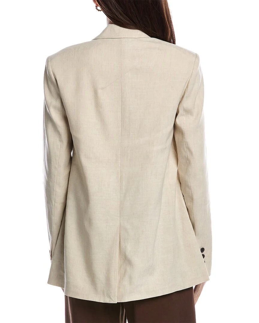 AllSaints Whitney Linen-Blend Blazer