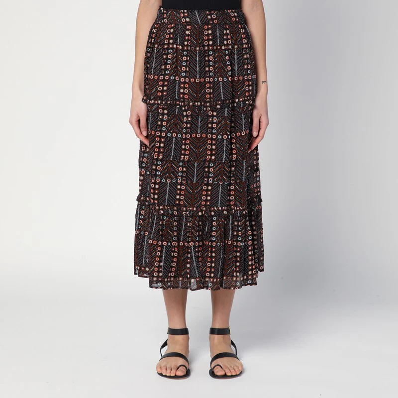Isabel Marant Étoile Women's Diya Skirt In Cotton Voile With Print