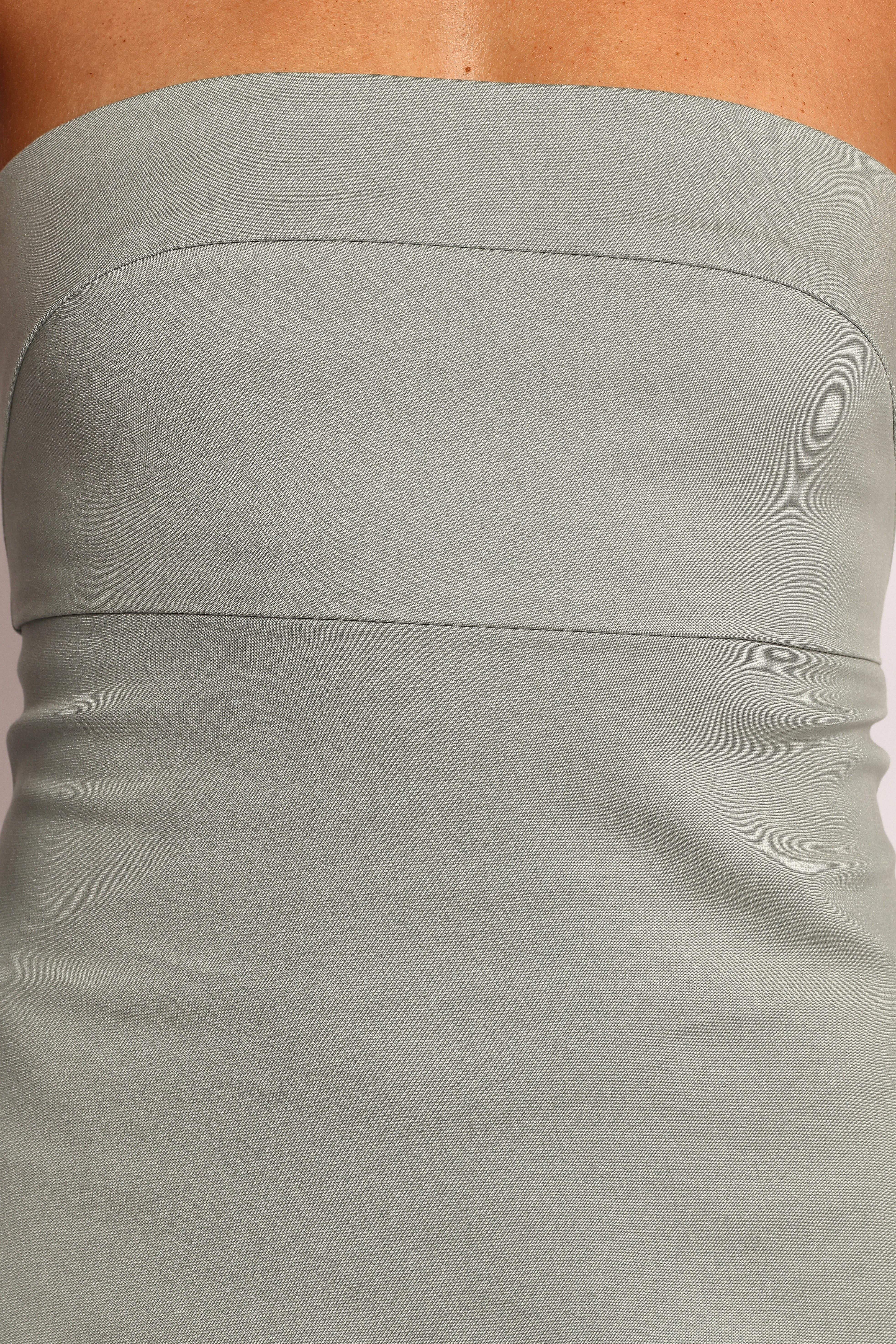 Casey Strapless Mini Dress - Sage