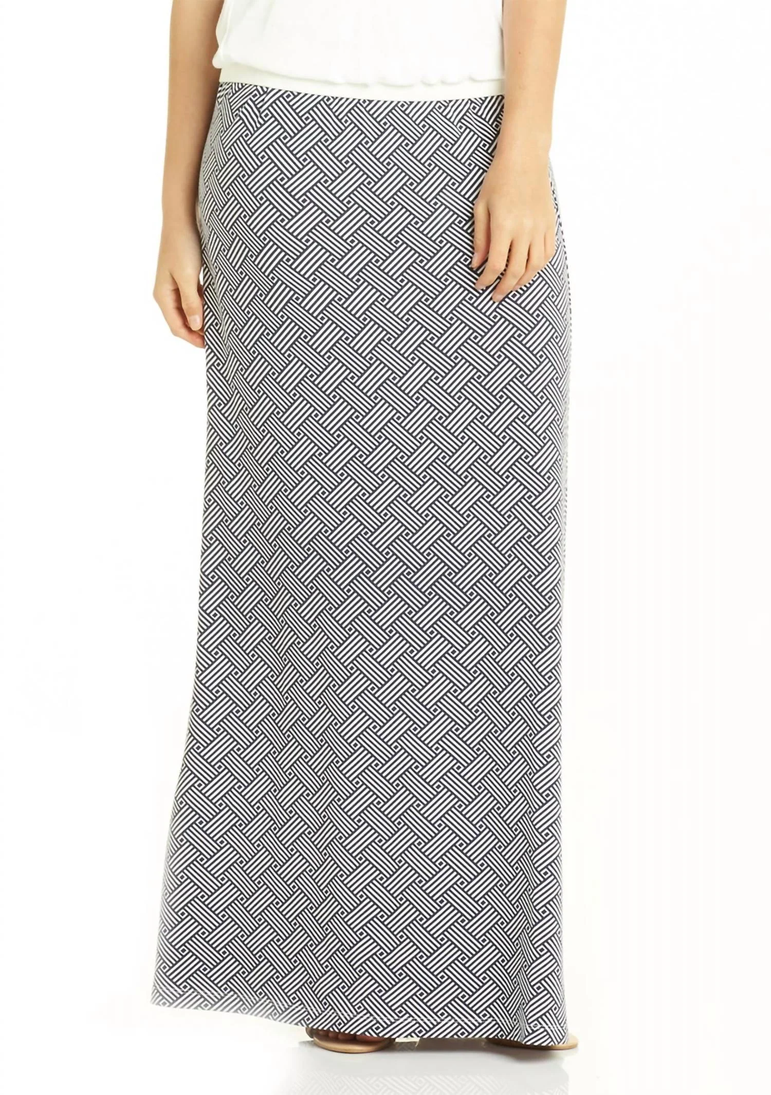 Women's Samantha Maxi Skirt In Woven Geo