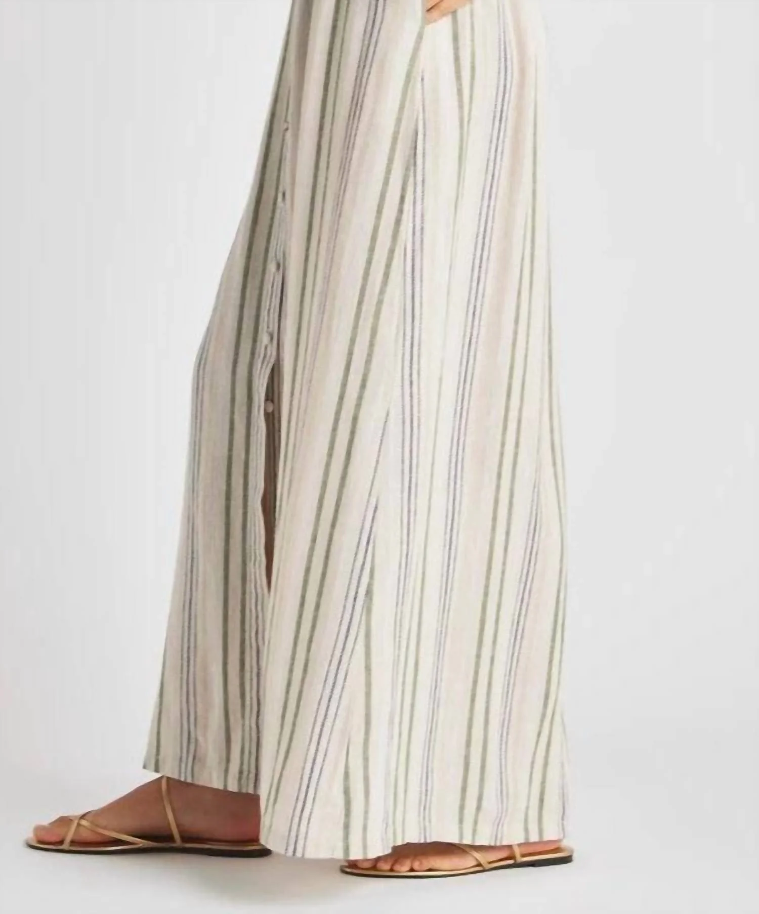 Demi Maxi Skirt In Cypress Stripe