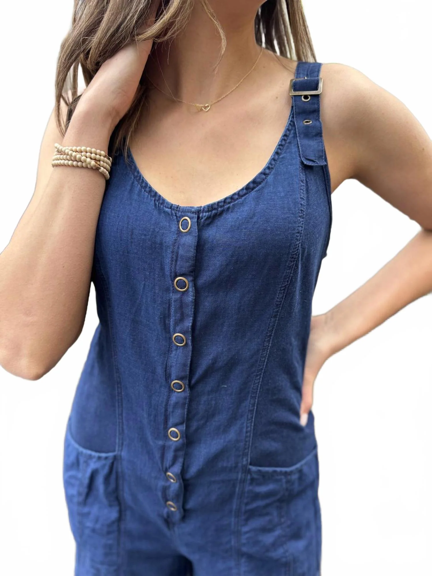 Jalila Jumpsuit In Suicide Wash