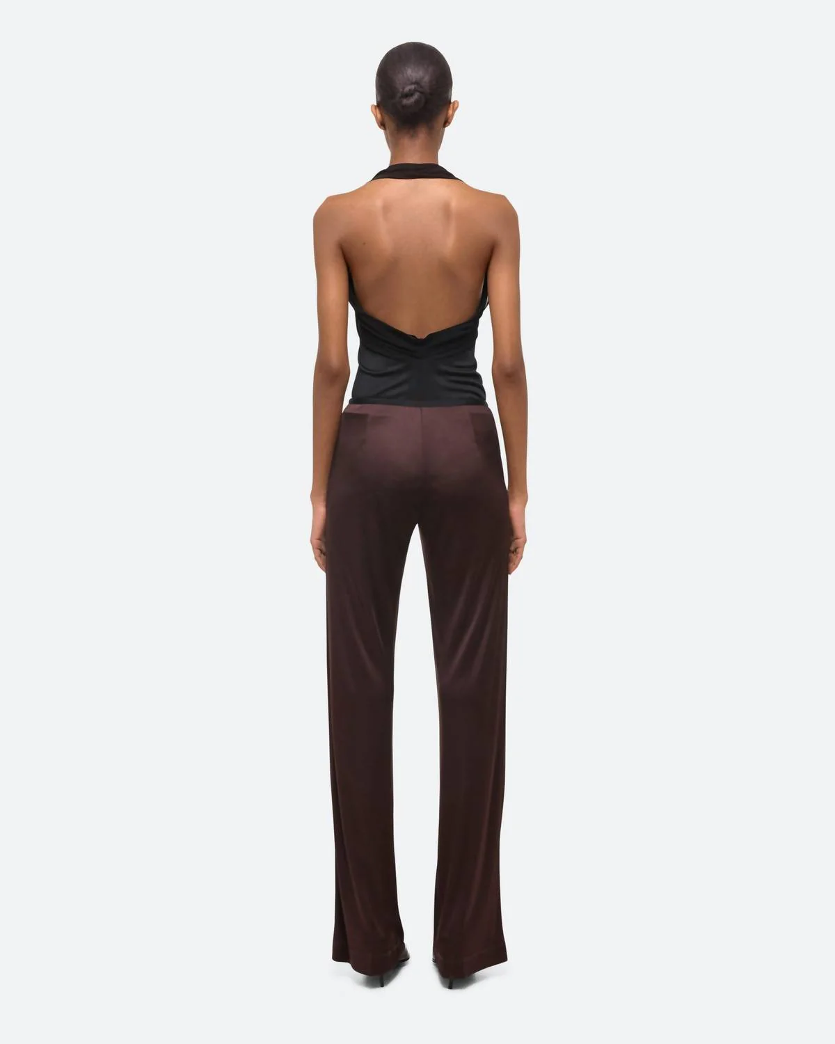 Fluid Car Trousers In Espresso