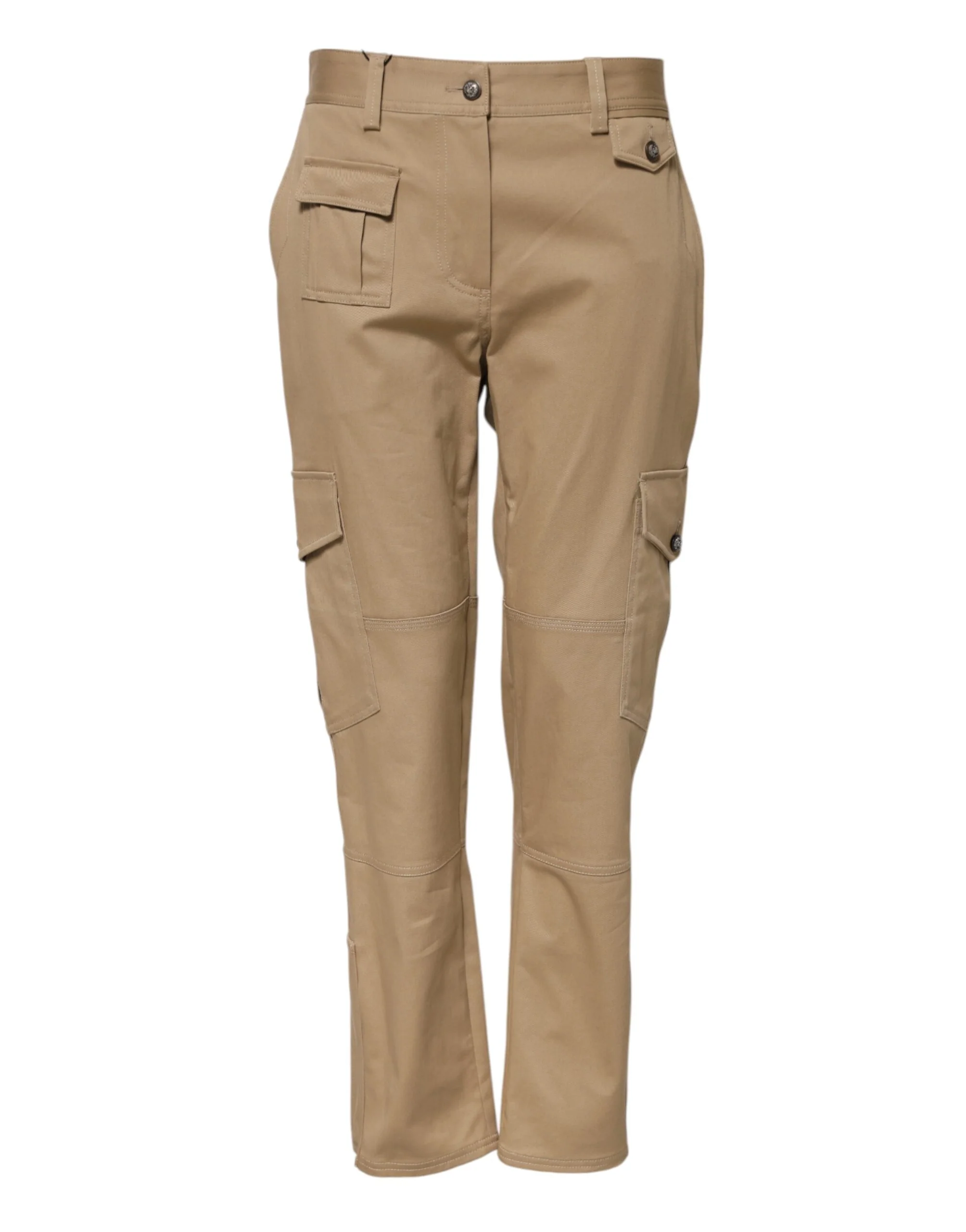 Dolce & Gabbana Mid Waist Cargo Tape Women's Pants