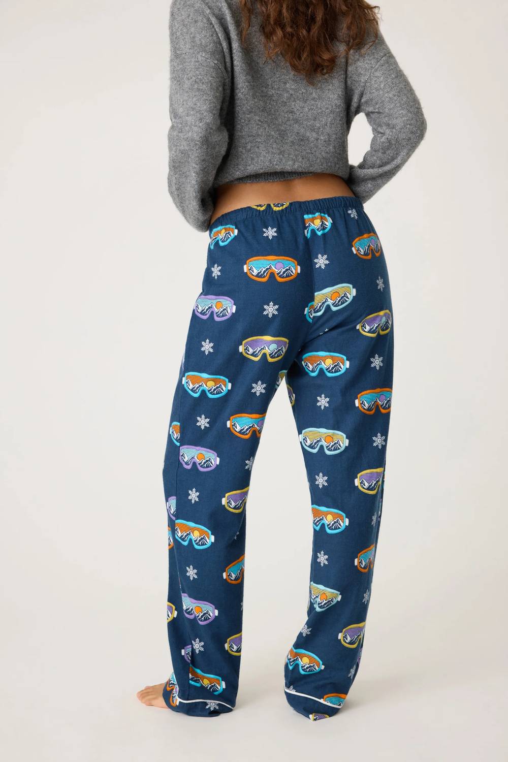 Ski You Later Flannel Pant In Navy