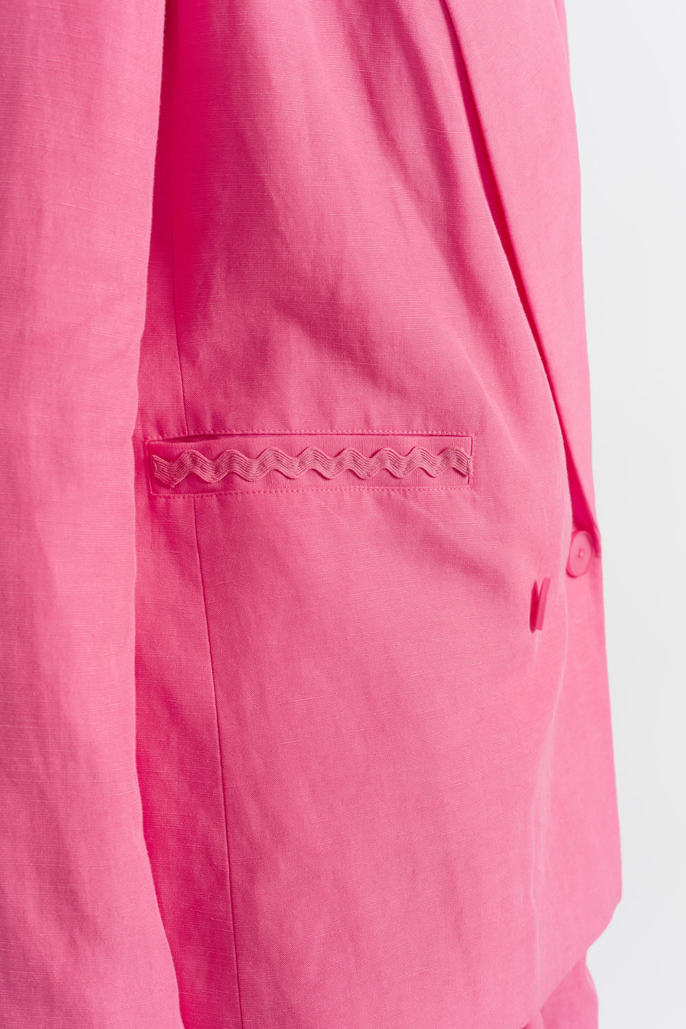 Rose Tencel-Linen Blazer