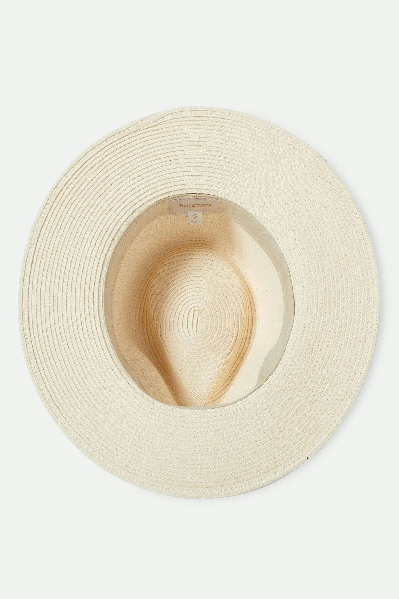 Carolina Straw Packable Travel Hat - Bone/Bone