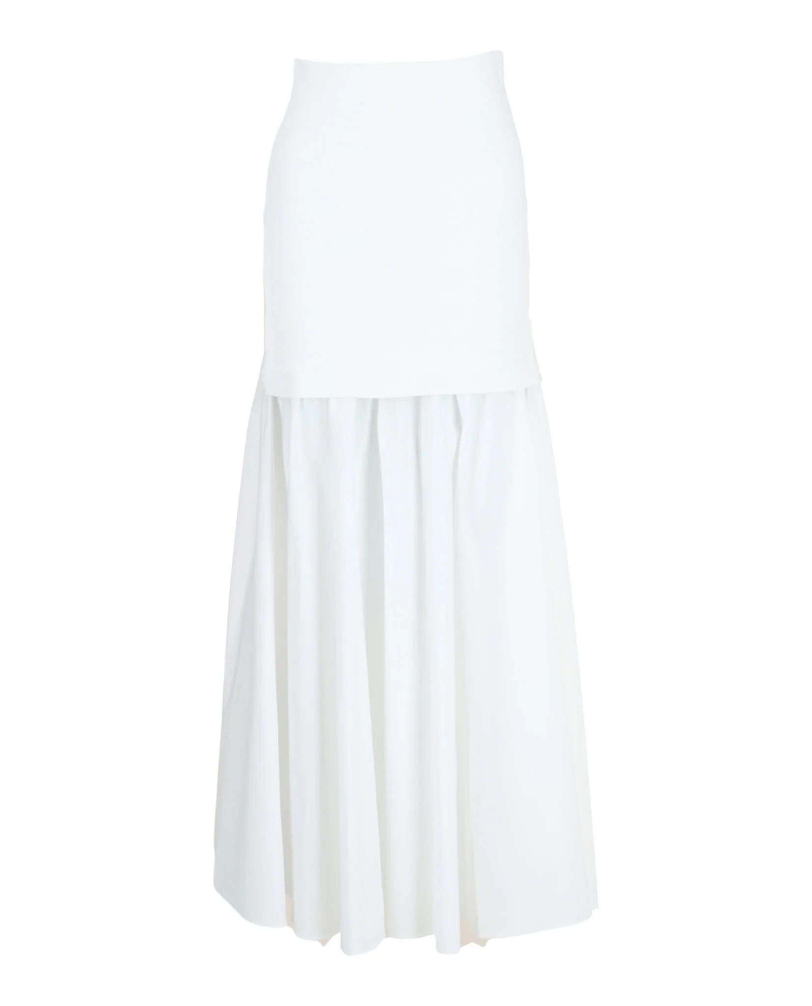 High-Waisted Panelled Maxi Skirt