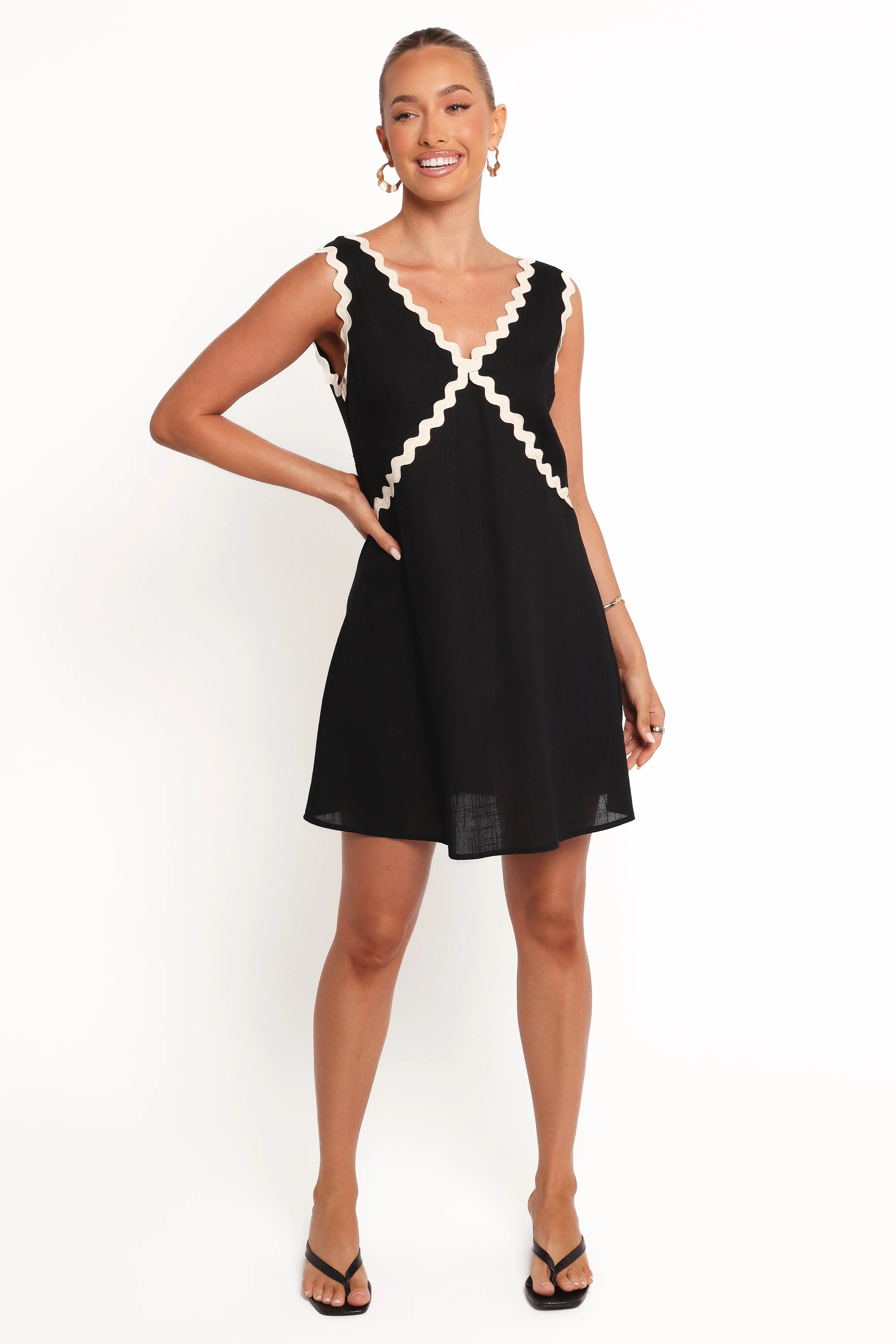 Lark Mini Dress - Black