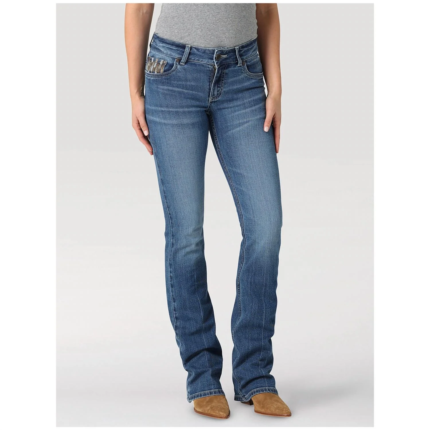 Women's Retro Mae Bootcut Mid Rise Jean In Faye