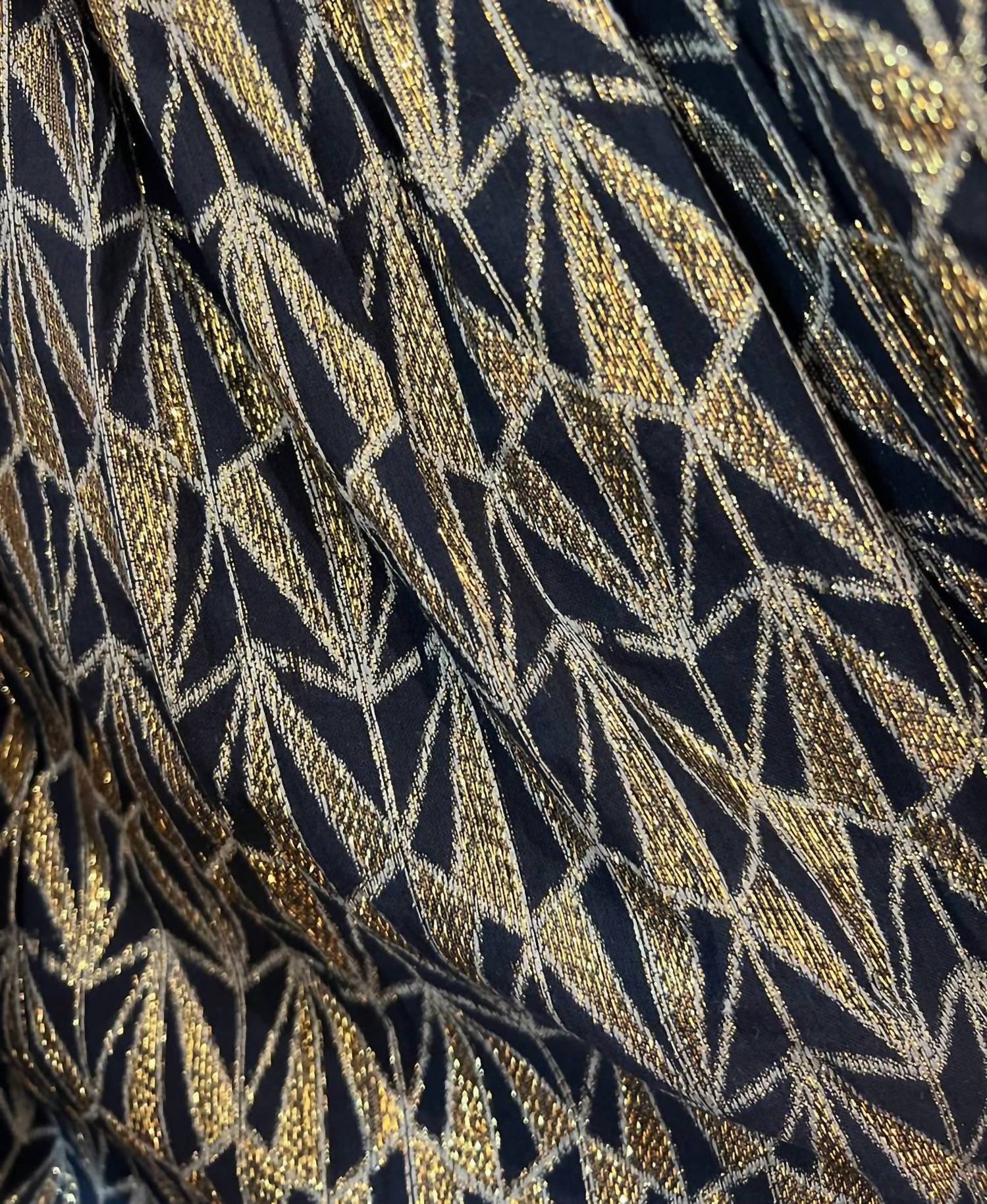 Women's A-Line Skirt Geo Shine In Black