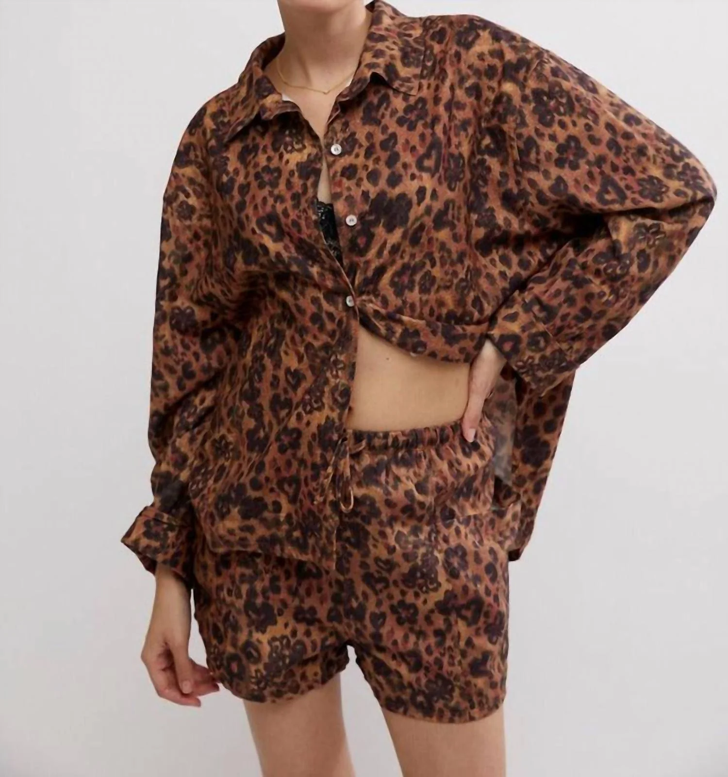 Early Morning Sleep Set In Natural Combo