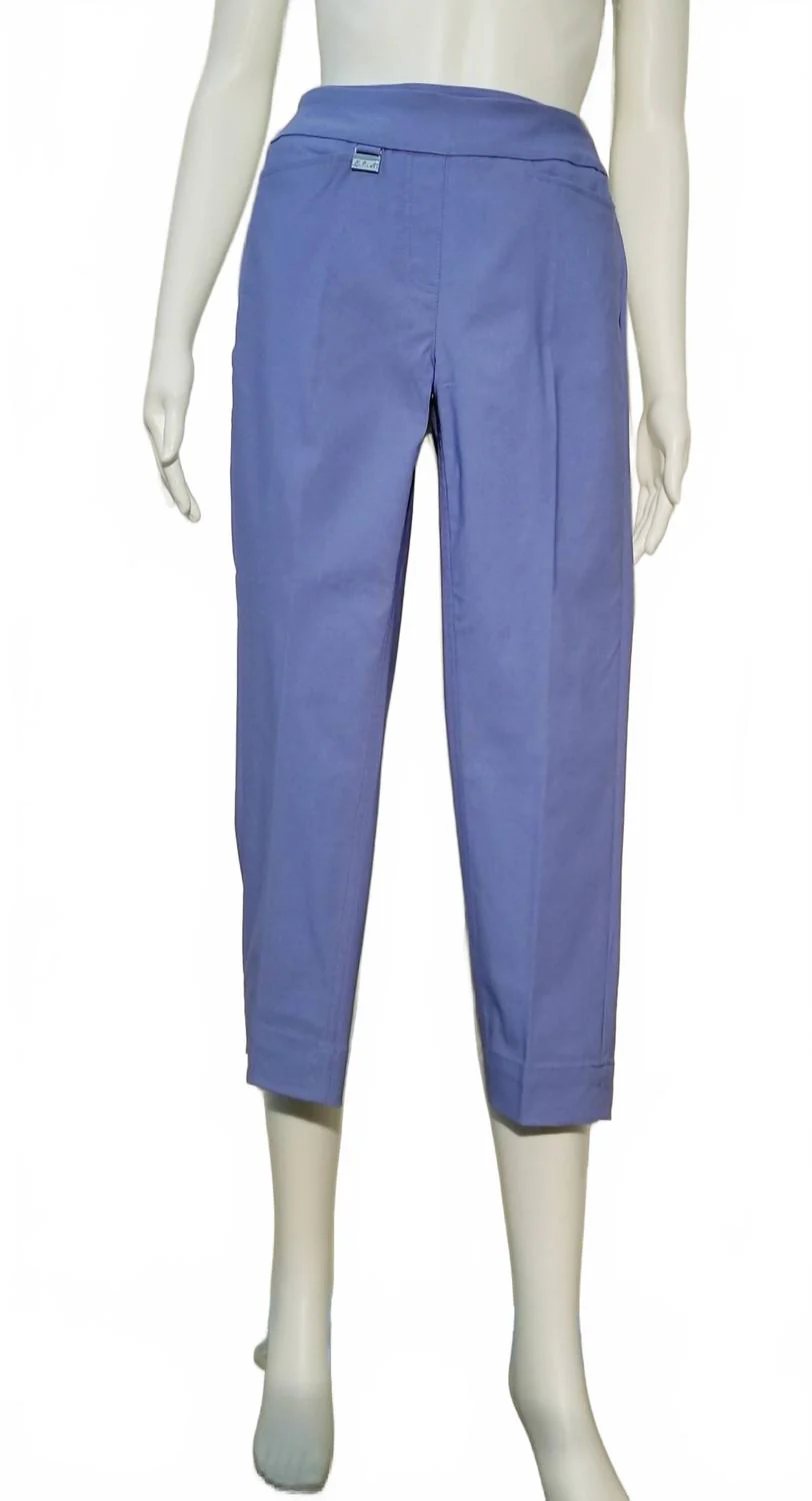 Bangladine Pull-On Capri Pants In Light Blue