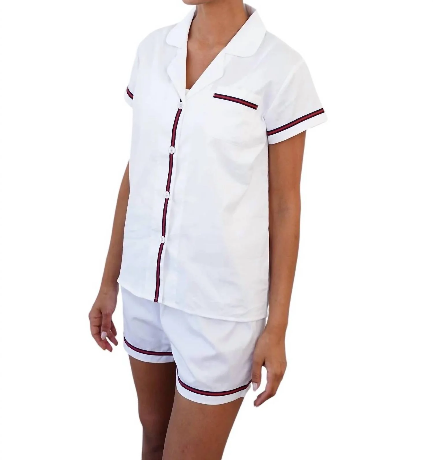 Short-Set Sleepwear Core Collection In White