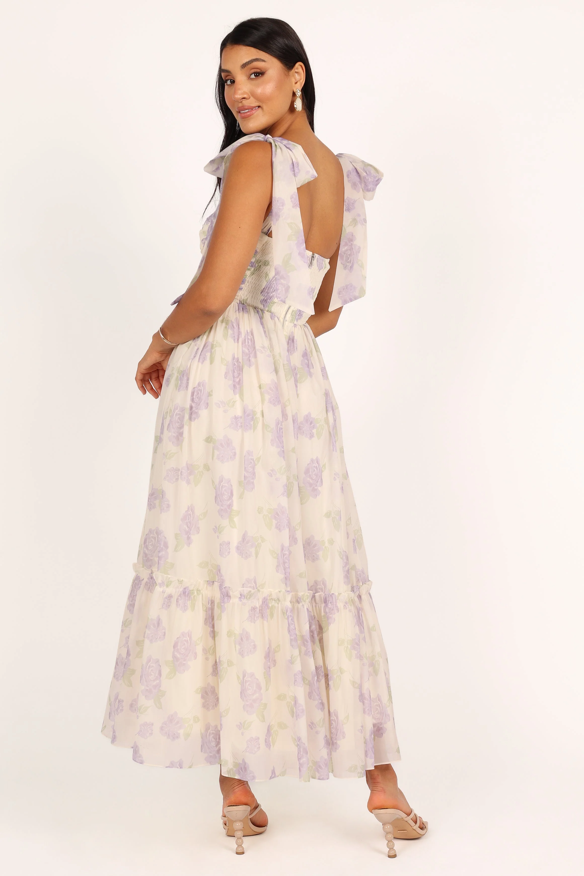 Floret Midi Dress - Lavender