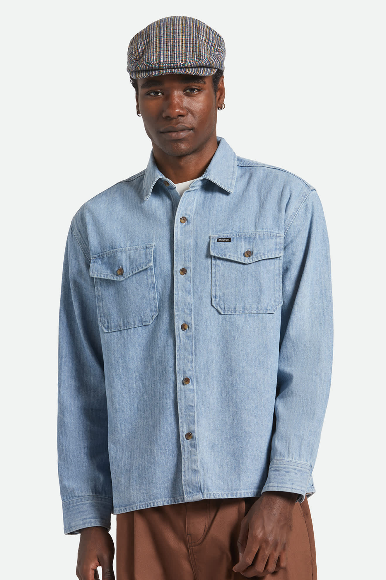 Hooligan Flat Cap - Multi Plaid