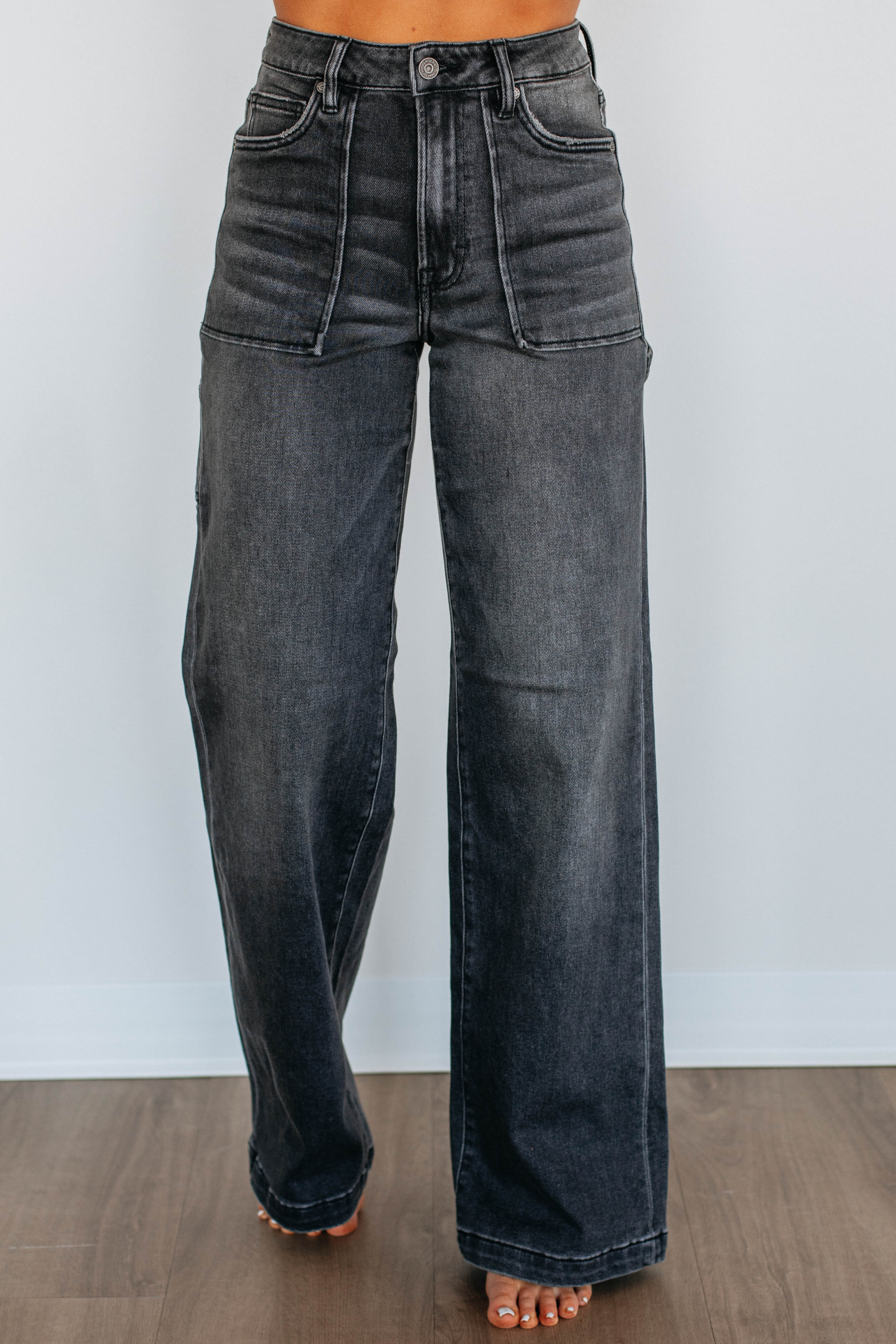 Nori Hidden Jeans - Vintage Black