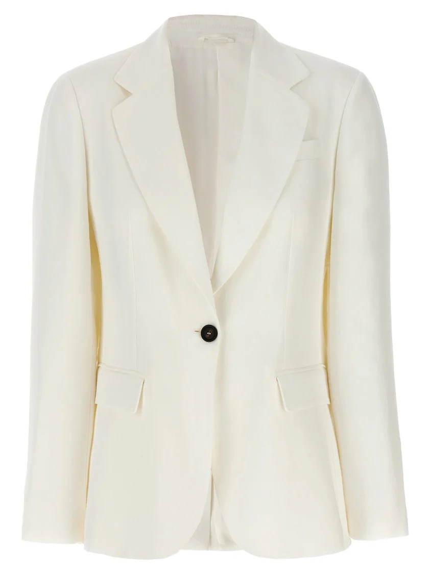 Tailored Single-Breasted Blazer